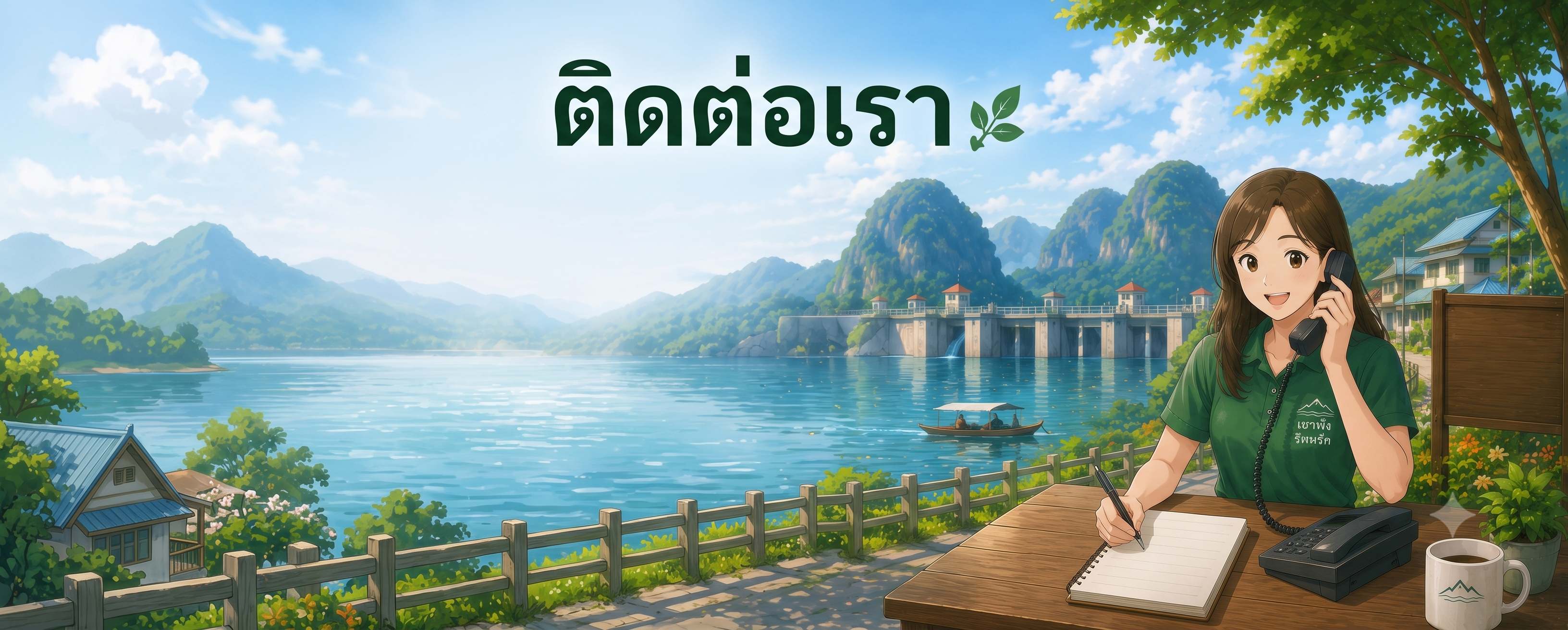 ภาพประกอบช่องทางติดต่อ Khaophang Report